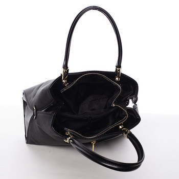 Dámská luxusní kabelka černá - Delami Laura Biaggi
