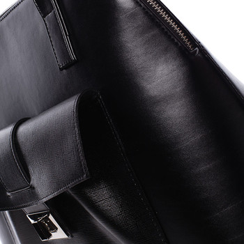 Módní dámská kabelka do společnosti černá - Delami Victorine