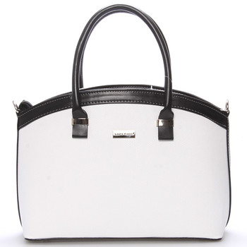 Elegantní bílo černá dámská kabelka do společnosti - Delami Renee