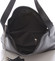 Módní kožená kabelka přes rameno černá - ItalY Georgine