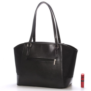 Luxusní černá dámská kabelka přes rameno - Delami Berry