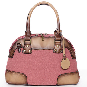 Retro dámská kabelka do ruky červená - MARIA C Honore