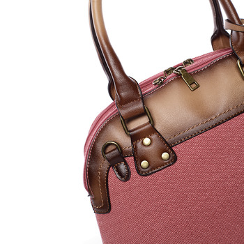 Retro dámská kabelka do ruky červená - MARIA C Honore