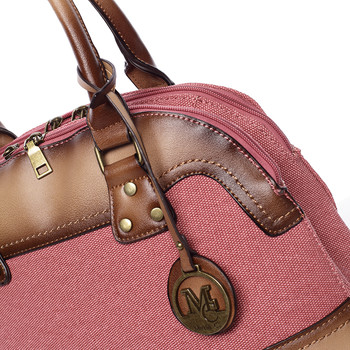 Retro dámská kabelka do ruky červená - MARIA C Honore