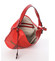 Stylová dámská kabelka přes rameno červená - MARIA C Laverne