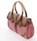 Trendy dámská kabelka do ruky červená - MARIA C Delmare