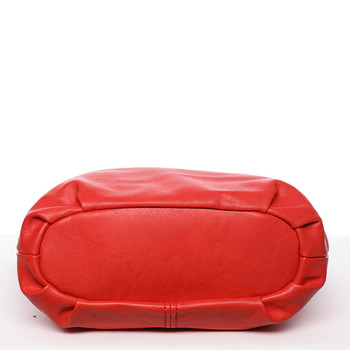 Módní dámská kabelka přes rameno červená - MARIA C Calantha