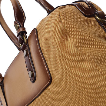 Originální dámská kabelka do ruky žlutá - MARIA C Fayette