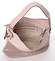 Trendy dámská kabelka přes rameno růžová - MARIA C Fleur