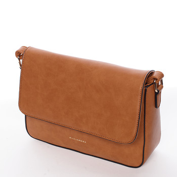 Dámská crossbody kabelka hnědá - Silvia Rosa Afrodille