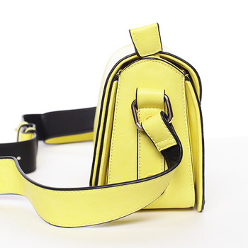 Originální crossbody kabelka žlutá - Silvia Rosa Bailee