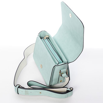 Originální crossbody kabelka mentolová - Silvia Rosa Bailee
