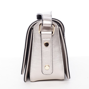 Originální crossbody kabelka stříbrná - Silvia Rosa Bailee