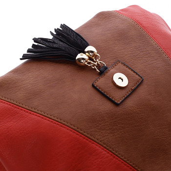 Originální dámská crossbody kabelka červená - Dudlin Harriet