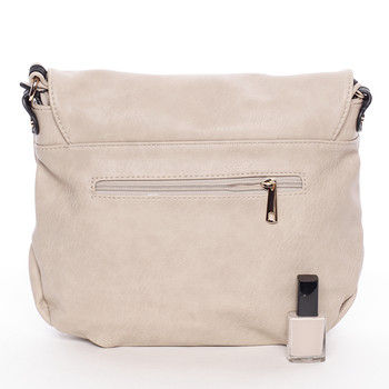 Originální dámská crossbody kabelka taupe - Dudlin Harriet