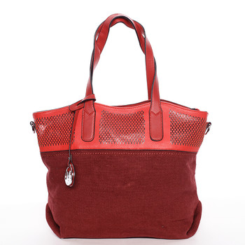 Originálni dámská kabelka přes rameno červená - MARIA C Zuri