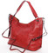 Módní dámská kabelka přes rameno červená - Dudlin Pierretta
