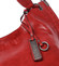Módní dámská kabelka přes rameno červená - Dudlin Pierretta