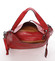 Módní dámská kabelka přes rameno červená - Dudlin Pierretta
