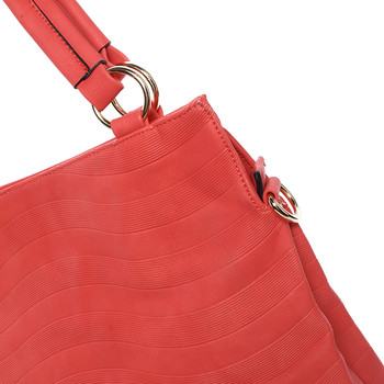 Módní dámská kabelka přes rameno červená - Silvia Rosa Raison