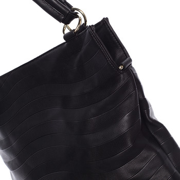 Módní dámská kabelka přes rameno černá - Silvia Rosa Raison