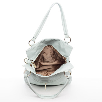 Módní dámská kabelka přes rameno mentolová - Silvia Rosa Raison