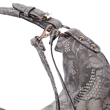 Originální dámská kabelka přes rameno šedá - Dudlin Minnie