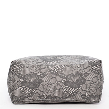 Originální dámská kabelka přes rameno šedá - Dudlin Minnie