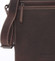 Luxusní pánská kožená taška přes rameno hnědá - WILD Bayley