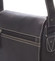 Luxusní pánská kožená taška přes rameno černá - WILD Bayley