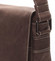 Luxusní pánská kožená taška přes rameno hnědá - WILD Aldrich