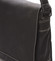 Pánská kožená taška přes rameno černá - WILD Varden