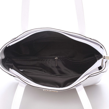 Dámská elegantní kabelka přes rameno bílá - Delami Roesia