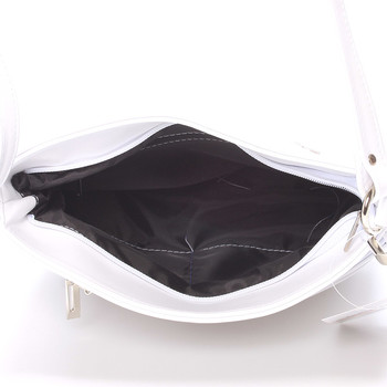 Originální crossbody kabelka bílá - Delami Lealia