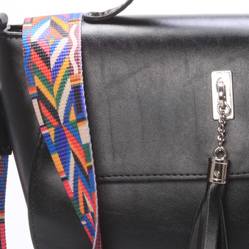 Moderní crossbody kabelka černá - Delami Angilia