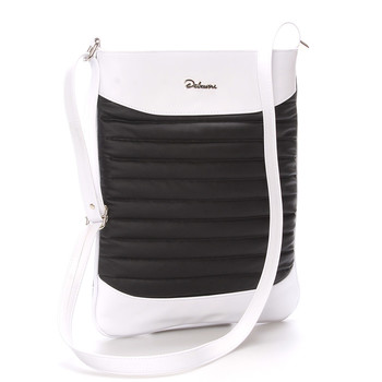 Trendy crossbody kabelka černo bílá - Delami Clara
