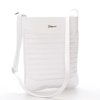 Trendy crossbody kabelka bílá - Delami Clara