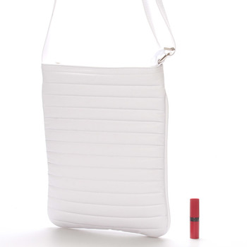 Trendy crossbody kabelka bílá - Delami Clara