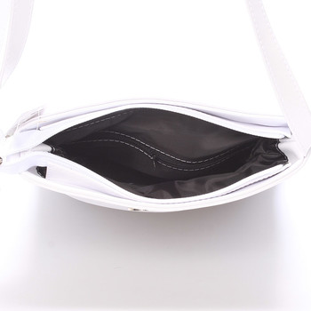 Trendy crossbody kabelka bílá - Delami Clara