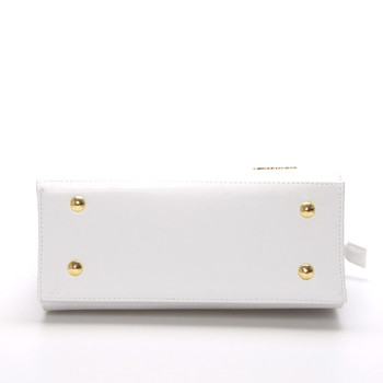 Elegantní dámská kabelka do ruky bílá - Delami Delit