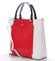 Originální dámská kabelka bílo červeno modrá - Delami Celesse