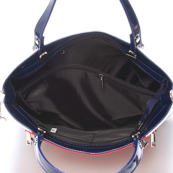 Originální dámská kabelka bílo červeno modrá - Delami Celesse