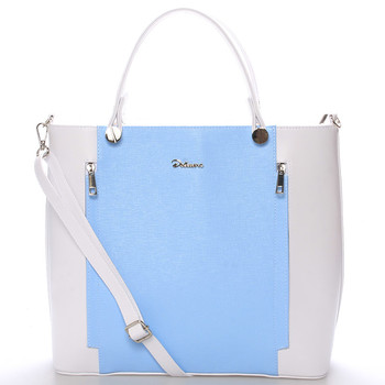 Originální dámská kabelka bílo modrá - Delami Celesse