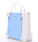Originální dámská kabelka bílo modrá - Delami Celesse