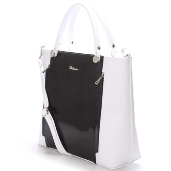 Originální dámská kabelka bílo černá - Delami Celesse