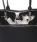 Dámská luxusní černá lakovaná kabelka - Delami Belén