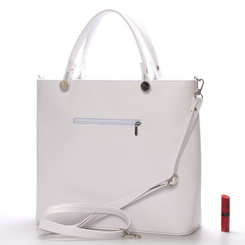 Luxusní bílá dámská kabelka - Delami Catherine