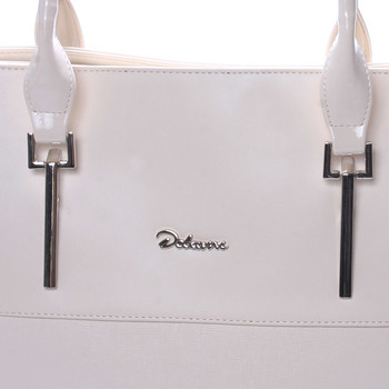 Dámská luxusní kabelka přes rameno béžová - Delami Denise