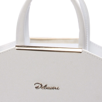 Dámská společenská kabelka bílá - Delami Nathalie