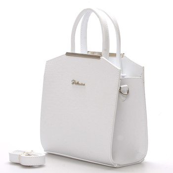 Dámská společenská kabelka bílá - Delami Nathalie